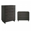 Granville Modern 2-Piece Dresser Set in Charcoal Gray
