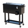 Outsunny 80 Quart Rolling Cooler Cart Portable Patio Ice Beer Beverage