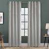 Solstice Oyster Grommet Curtain Panel - 52