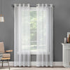 Ella White Grommet Curtain Panel - 52