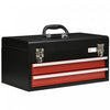 Durhand Metal Tool Box Portable Tool Chest Organizer With Drawers