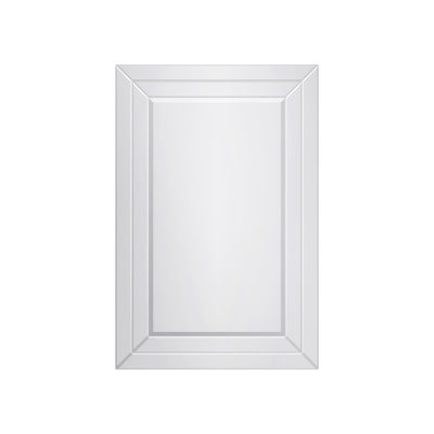 Clamp 24 Inch All-Glass Rectangular Mirror In Chrome | 7221527937070
