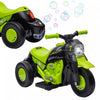 Qaba Electric Bike, Powered Ride-On Bubble Car, 3 Wheels 6v Battery Powered Electric Motorcycle For Kids With Led Headlight, Music, Pedal, For 2-5 Years, Green