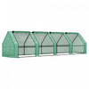 Outsunny 12' X 3' X 3' Portable Greenhouse, Tunnel Greenhouse Green