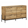 Milton 6-Drawer Double Dresser - Nordik Oak