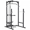 Soozier Power Cage, Power Rack With Lat Pulldown Attachment, Pull-up Bar, T Bar Row Landmine And Dip Handle, Strength Training Workout Station, For Home Gym, 800lbs Capacity