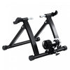 Soozier Foldable Indoor Bike Trainer, Stationary Bicycle Stand For Riding Exercise, 26-28\" & 700c Wheels, Black