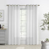 Rhapsody White Grommet Curtain Panel - 54\" X 84\"
