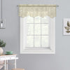 Habitat Limoges Ivory Sheer Rod Pocket Flat Valance - 55 x 15