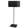 Dainolite Maine 1 Light Floor Lamp Black Square Shade