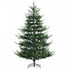 HOMCOM 7.5' Artificial Christmas Tree with Hinge Design Green
