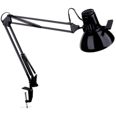 Dainolite Working/Task Lamp Gloss Black 36" Reach|Lampe de travail de Dainolite avec portée de 36 po et fini noir lustré