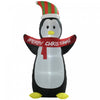Homcom 8ft Penguins Inflatable Christmas Decoration