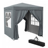 Outsunny 6.6'x6.6' Pop Up Canopy Tent For Outdoor, Garden, Patio, Grey