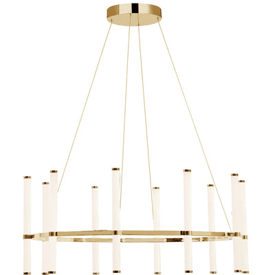 Dainolite Corvette Chandelier 60w Aged Brass White Acrylic Diffuser Lamp|Lustre Corvette de Dainolite en acrylique blanc qui diffuse la lumière, avec fini laiton vieilli et ampoule de 60 W