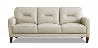 Hydeline Mavis Leather Sofa - Vanilla | Hydeline Mavis Sofa en cuir – Vanille