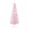 Homcom Pencil Artificial Christmas Tree With Snow-flocked Branches