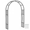 Outsunny 7.3ft Steel Garden Arch Trellis, Garden Arbor For Climbing Plants