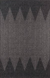 Raven Contemporary 5'0\" x 7'6\" Area Rug in Grey Indoor Area Rug
