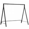 Outsunny Swing Stand, Metal Swing Frame, 528 Lbs Weight Capacity, Black