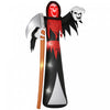 Outsunny 12 Ft Halloween Inflatable Grim Reaper, Blow Up Outdoor Decoration