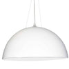 Dainolite Dome 3 Bulb Pendant White Finish Lamp