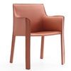 Manhattan Comfort Vogue Faux Leather Dining Chair - Clay