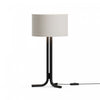 20\" Black Table Lamp with Cylindrical Shade