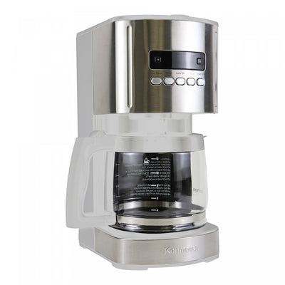 Kenmore 12-Cup Programmable Coffee Maker White - KKCM12W|Cafetière programmable Kenmore de 12 tasses, blanche - KKCM12W
