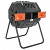 Outsunny Outdoor Dual Chamber 360° Rotating Composter 43 Gallon Orange