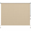 Outsunny Outdoor Roller Shade, 8' X 6' Patio Door Blinds, Beige