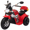 Aosom 6v Kids Electric Powered Ride-On Motorcycle Ride On Toy Battery Powered With Light Music Mp3 3-wheel Storage Box Red