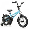 Costway 14\" Kids Bike For 3-5 Years Old Boys & Girls With Adjustable Seat Handbrake Reflectors Blue