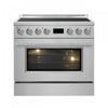 Forno Torino 36\" Induction Range, Stainless Steel - FFSIN0936-36