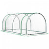 Outsunny 79\" X 39\" X 32\" Mini Greenhouse Transparent Portable Hot House For Plants With Zippered Doors For Outdoor, Indoor, Garden
