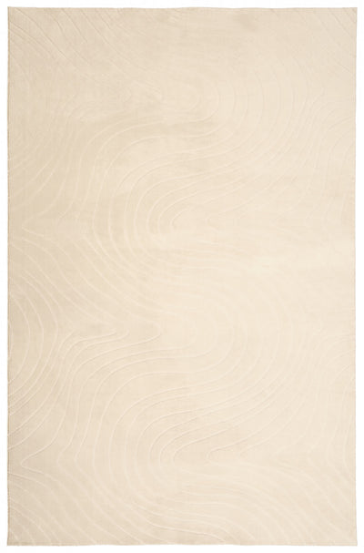 Somos Contemporary Cream Washable Rug 6'7" x 9'0" Indoor Area Rug | Tapis Lavable/Contemporain Somos 6'7" x 9'0" en Creme