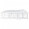 Outsunny 13’x26’ Heavy-duty Outdoor Carport Party Event Tent Patio Gazebo Canopy With 4 Sidewalls, White