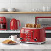 Salton NuRetro Digital 4 Slice Toaster - Space Cherry