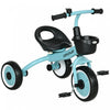 Qaba Tricycle For Toddler 2-5 Year Old Girls And Boys, Toddler Bike With Adjustable Seat, Basket, Bell, Blue