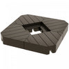 Outsunny Cantilever Umbrella Weights 132 lb. Water or 176 lb. Sand, Brown