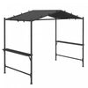 Outsunny 9' X 5' Bbq Grill Gazebo Tent, Garden Grill Canopy, Dark Grey