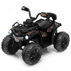 Costway 12v Kids Ride On Atv 4 Wheeler Electric Vehicle With Music & Headlights Soft Start Black