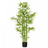 HOMCOM 5' Artificial Bamboo Tree Fake Plant in Pot Indoor Decoration
