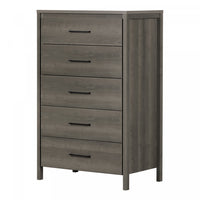 Gravity 5-drawer Chest - Gray Maple