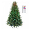 HOMCOM 6.5ft Christmas Tree with Synchronized LED, DIY, Frasier Grande Fir
