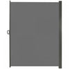 Outsunny 118\" X 79\" Retractable Side Awning Patio Outdoor Folding Privacy Screen With Resistance To Uv Rays & Wind, Light Grey