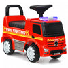 Costway Kids Ride On Fire Engine Licensed Mercedes Benz Push And Ride Racer Red