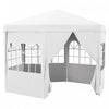 Outsunny 13 Ft Outdoor Gazebo Canopy Party Tent With 6 Removable Side Walls