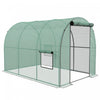Outsunny Tunnel Greenhouse With Roll-up Door And Windows, 6.6'x10'x6.6'