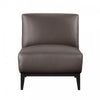 Murdock Accent Chair Dark Brown Leather